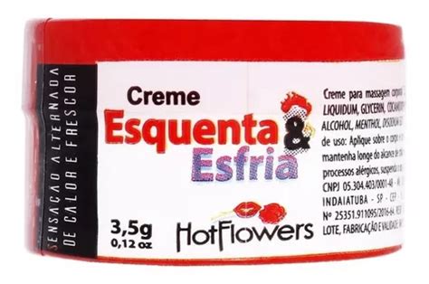Creme Excitante Esquenta E Esfria Unissex 3 5g Hot Flowers MercadoLivre