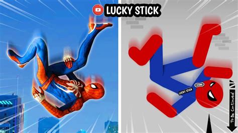 Spiderman Vs Spiderstickman Stickman Dismounting Funny And Epic