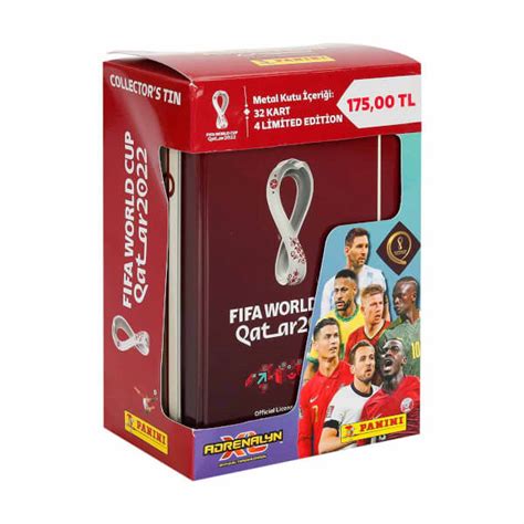 Fifa World Cup Katar Tin Box Futbolcu Kartlar