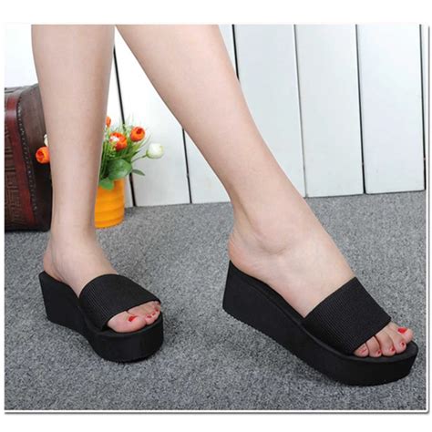 Summer Soft Women Wedge Sandals Womens Summer Slippers Thong