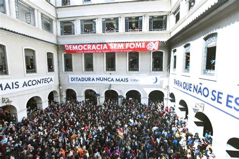 Ato Em Defesa Da Democracia Na Usp Carta Pelo Estado Democrático De