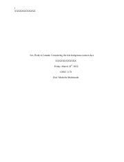 Understanding The Impact Of Sex Work On Indigenous Women In Course Hero