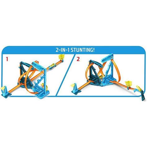 Pista Hot Wheels Track Builder Kit Loops Ajust Veis Mattel Pistas Magazine Luiza