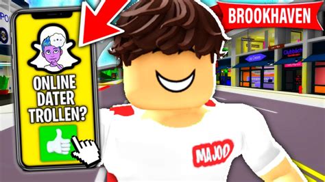 Ich Trolle Online Dater Mit Snapchat In Brookhaven 😱 Roblox