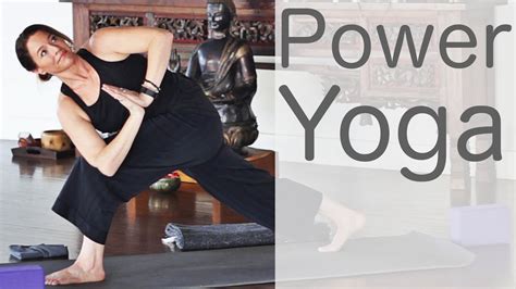 30 Minute Power Yoga Vinyasa Flow Workout Fightmaster Yoga Videos Youtube