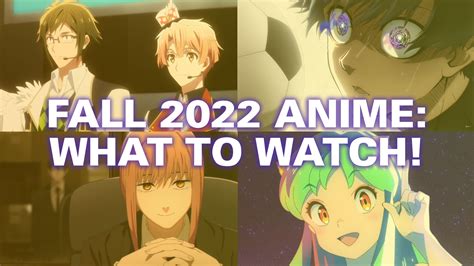 Fall 2022 Anime: What To Watch This Season