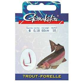 Gamakatsu Booklet Trout 3610n Tied Hook 0 160 Mm 75 Cm Silver 12