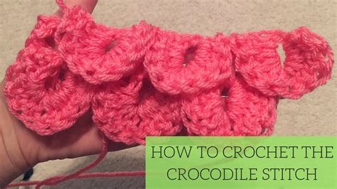 How To Crochet A Crocodile Stitch Presented By Crochet Hangout Youtube