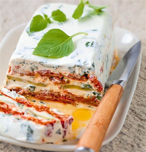 Idée recettes Terrine de chèvre aux tomates confites Marie Claire