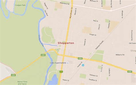 Map of Shepparton