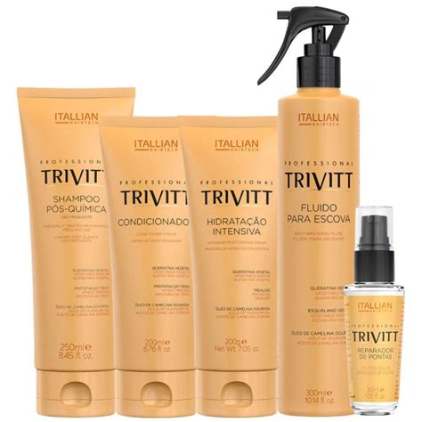 Kit Itallian Hairtech Professional Trivitt Completo Beleza Na Web