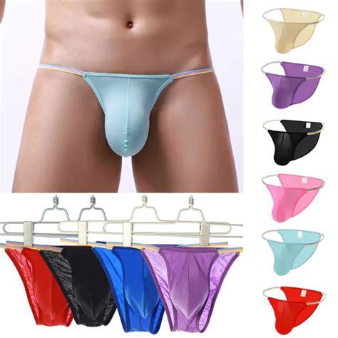 MÄNNER SEXY BIKINI Slip Höschen Tanga T Back Beutel G String