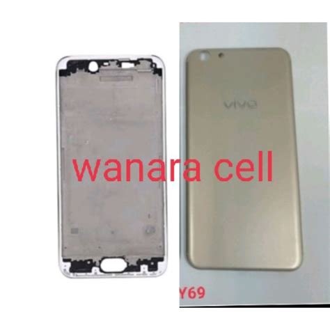 Jual Kesing Casing Fullset Backdoor Dan Frame Tatakan Lcd Vivo Y69 Gold