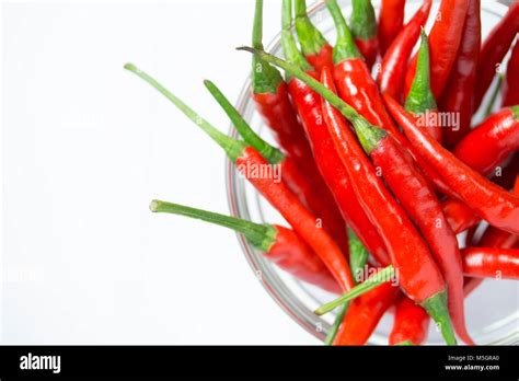 Red Hot Chilli Spicy Vegetables Food Background Stock Photo Alamy