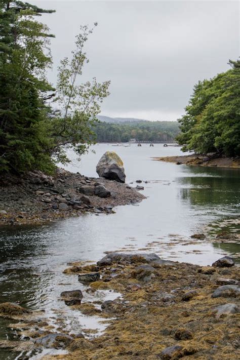 Landscape with Rocks in a River · Free Stock Photo