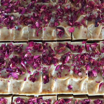 Bergamot Palmarosa And Rose Petal Goats Milk Soap By NUDE BOTANICALS