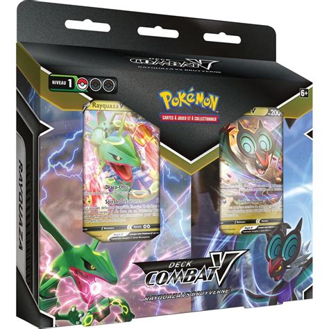 Pokémon Deck De Combat V Rayquaza Vs Bruyverne à Fantasy Spheremagasin De Carte à