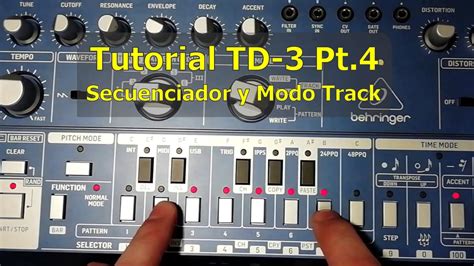 Tutorial Behringer TD-3 Pt.3 - YouTube