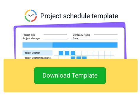 Free Project Schedule Template