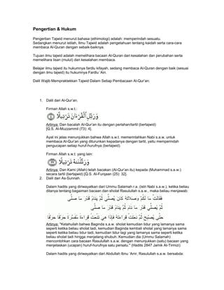 Belajar Tajwid PDF