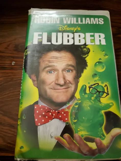 Flubber Vhs Staring Robin Williams In Original Clamshell Case