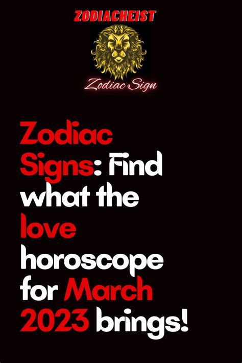 zodiac signs find what the love horoscope for march is bring your own ...