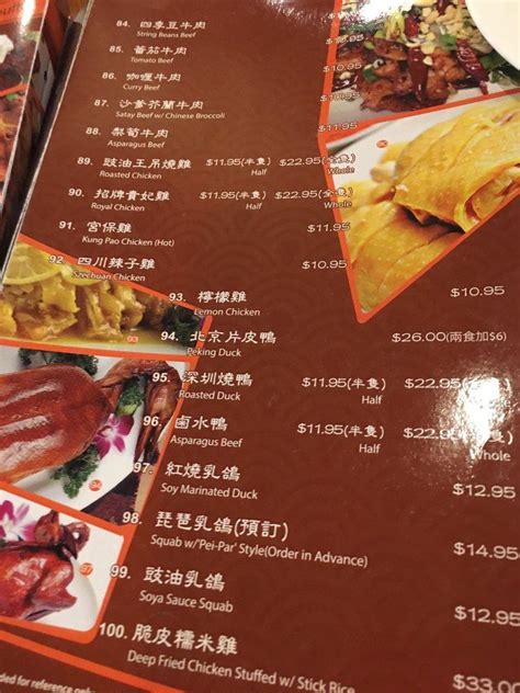 Menu At Golden Sun Palace Restaurant Milpitas