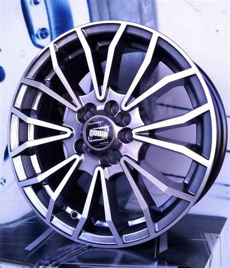 Универсальные литые диски "ZooM WheeL".4x100/5x100. Hyper Black Pol, ZW ...