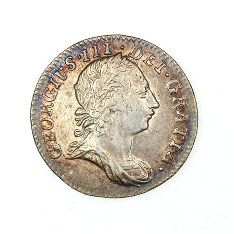 George III AD 1760 1820 Silver Threepence AD 1762 Maundy Coinage