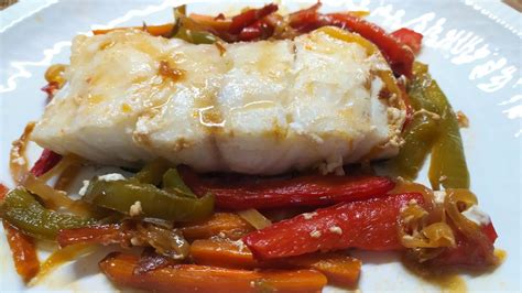 Lomos De Bacalao Al Horno Con Verduritas Tu Salud En Forma Con Laura