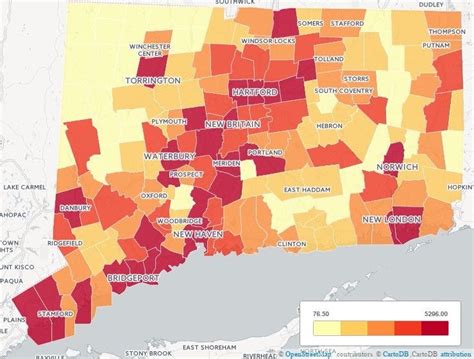 How Many People Will Live In Stamford By 2025 Interactive Map