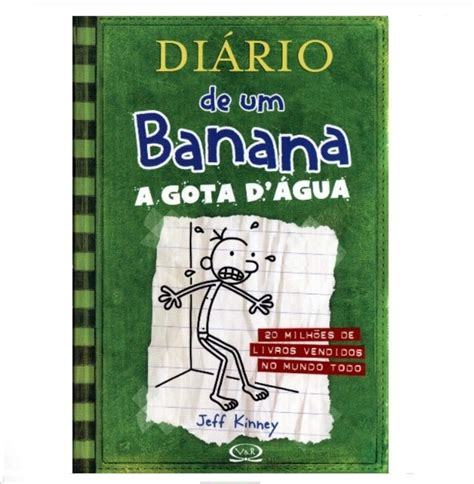 Livro Literatura Diário De Um Banana A Gota D Água Editora Vergara e