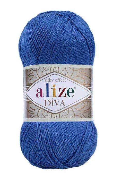 Alize Adet Diva Merserize İp Yazlık Bikini Bustiyer Bluz Örgü İpi Saks Mavi Fiyatı