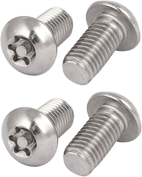 Amazon Uxcell M10x20mm 304 Stainless Steel Button Head Torx