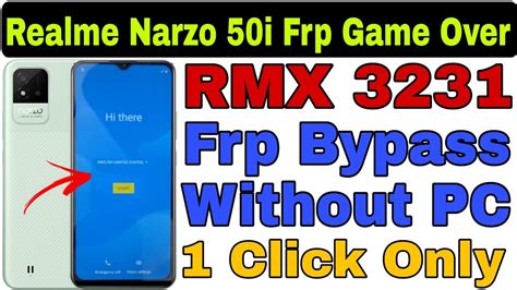 Realme Narzo I Rmx Frp Bypass Without Pc Android