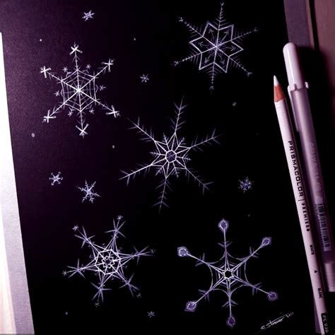 How To Draw A Snowflake 10 Easy Drawing Projects