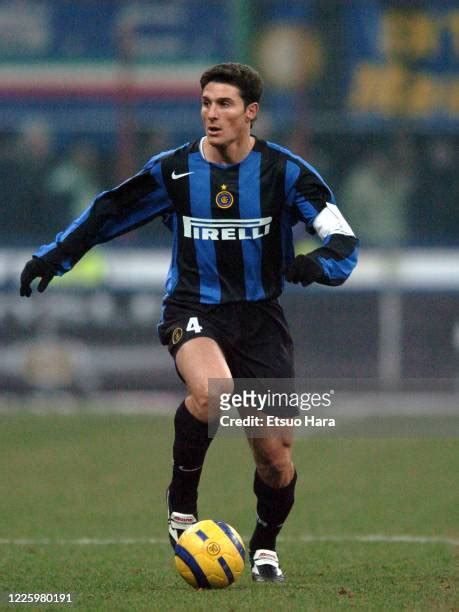 Inter Milan V Ac Milan Javier Zanetti Photos and Premium High Res ...