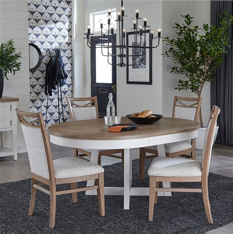 Parker House Americana Modern Dame 5pc Rnd Dining Transitional Dining