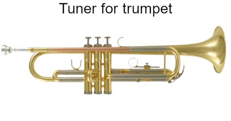 Online tuner for trumpet