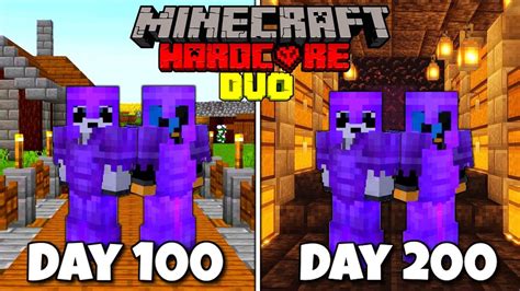 We Survived Days In Hardcore Minecraft Duo Minecraft Hardcore