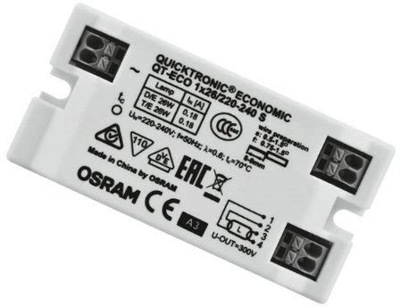 Osram QT ECO Quicktronic Economic Non Dim T2 CFL 1X26S