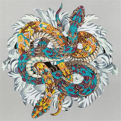 "Кристальная мозаика" ALBP-278 постер "Сплетение". 30 х 30 см ...