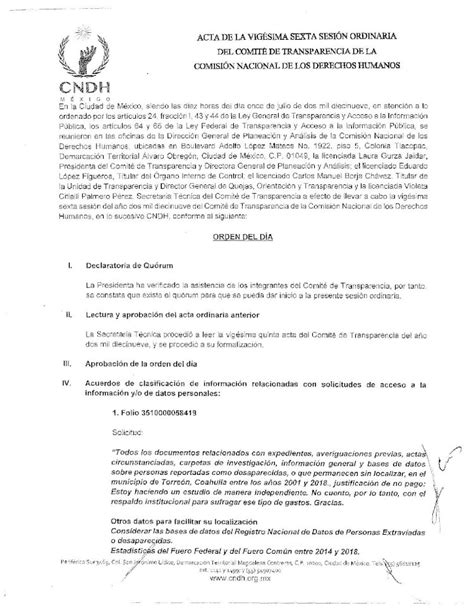 PDF ACTA DE LA VIGÉSIMA SEXTA SESIÓN ORDINARIA DEL Lectura y