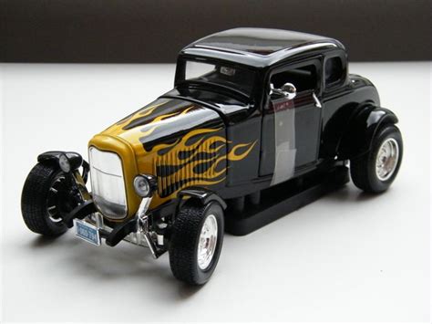 Modelauto Ford Hot Rod 1932 Motormax 1 18 Van Metaal