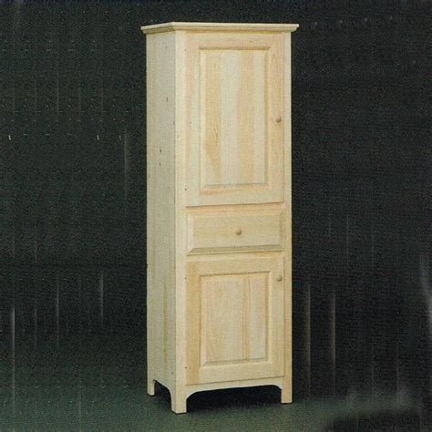 Two Door Pine Pantry Doors Tall Cabinet Storage Jelly Cupboard