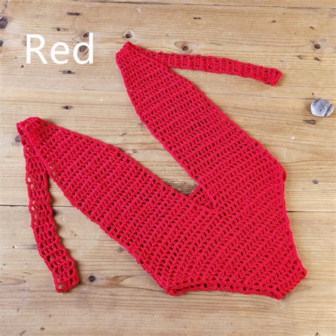 Women Sexy Bandage Deep V Monokini Bikini Swimwear Crochet One Piece Swimsuit EBay