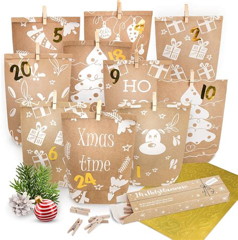 Amari Adventskalender Zum Bef Llen Papier Adventst Ten Mit