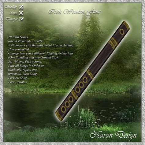 Second Life Marketplace - Irish Wooden Flute