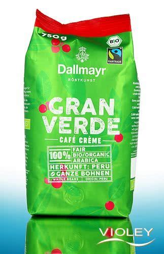 Dallmayr Organic Coffee Gran Verde Whole Beans 750 G