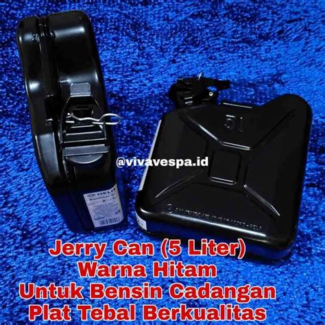 Promo Jerry Can Jerigen 5 Liter Plat Tebal Untuk Bensin Cadangan Diskon